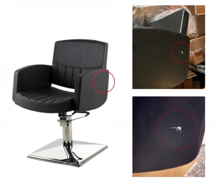 Kaderncke kreslo Detail Fast, ierne - II. akos, pretrhnut koenka