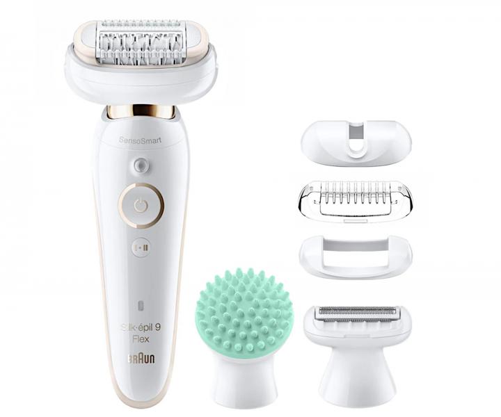 Set dmskych epiltorov na telo a tvr Braun Silk-pil 9 Flex Beauty Set Wet&Dry 9300