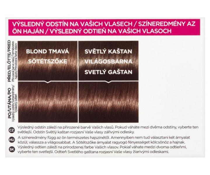 Preliv bez amoniaku Loral Casting Crme Gloss - 600 svetl gatan