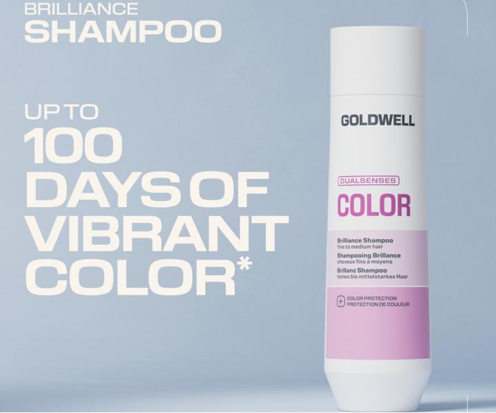 Rozjas�uj�ci �amp�n pre �iariv� farbu a lesk vlasov Goldwell Dualsenses Color Brilliance Shampoo - 250 ml