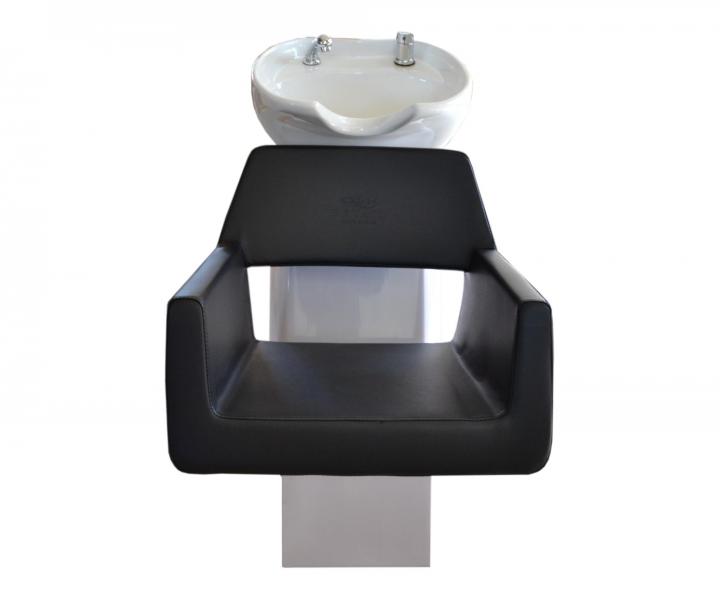 Kadern�cky um�vac� box Detail Luxor - �ierne kreslo (77) - biely um�vac� box - II. akos� - odrenina