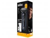 Planetov holiaci strojek Braun Series 5 52-B1650s - ierno-modr