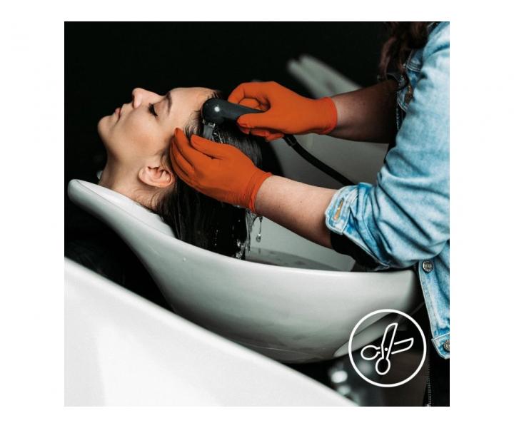 Siln nitrilov zdrsnen rukavice Espeon Nitril Extra Strong 3 - 100 ks, oranov, vekos L