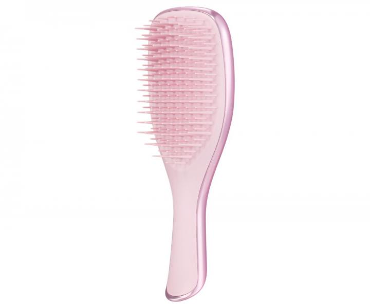 Cestovn� kefa na roz�es�vanie vlasov Tangle Teezer Ultimate Detangler Mini Chrome Pink Satin - metalick� svetlo ru�ov�
