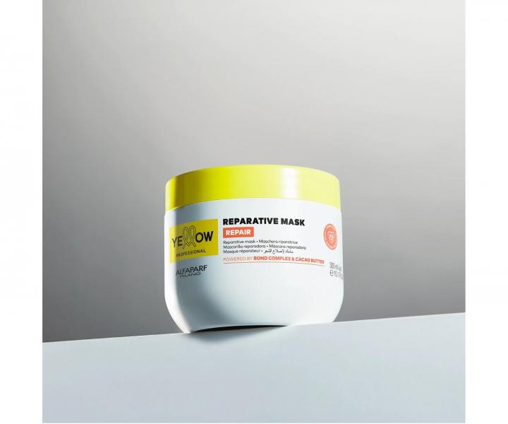 Intenz�vna regenera�n� maska pre po�koden� vlasy Yellow Professional Repair Reparative Mask - 300 ml