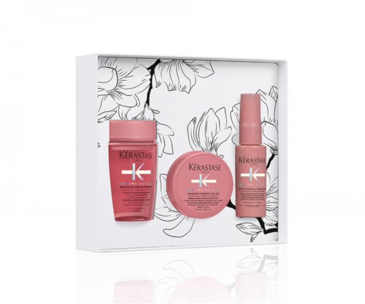 Darekov cestovn sada pre vivu farbench vlasov Krastase Chroma Absolu Spring Box