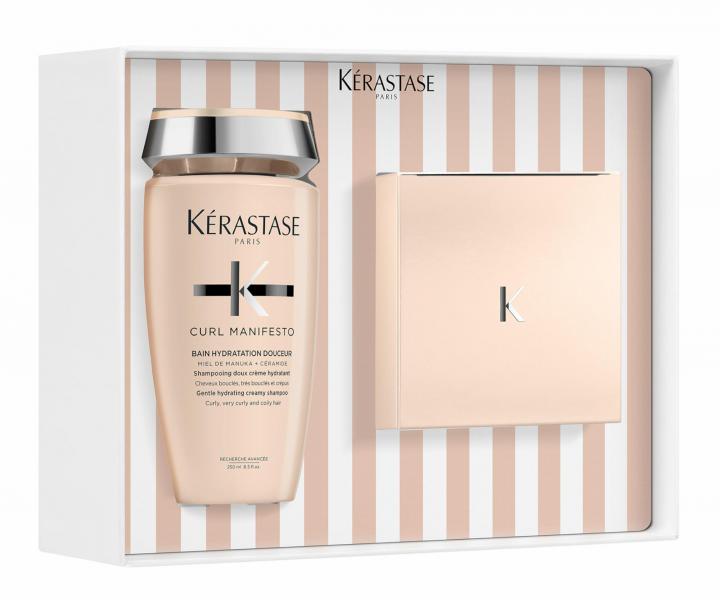 Dar�ekov� sada na hydrat�ciu vlnit�ch a ku�erav�ch vlasov K�rastase Curl Manifesto Masque Spring Box