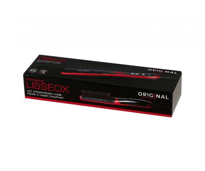 Uhladzujci nahrivacie hrebe na vlasy Original Best Buy Lisseox - erveno-ierny
