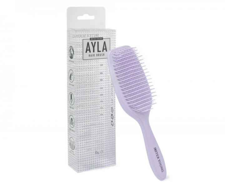 Kefa na roz�es�vanie vlasov Sister Young Ayla Hair Brush - fialov�