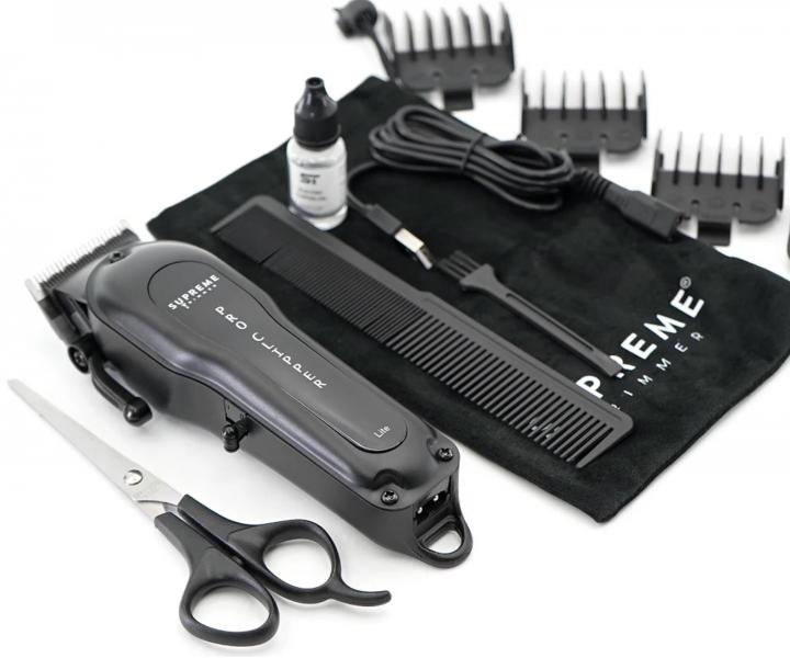 Profesion�lny strihac� stroj�ek Supreme Trimmer Pro Clipper Lite STC5000 - �ierny