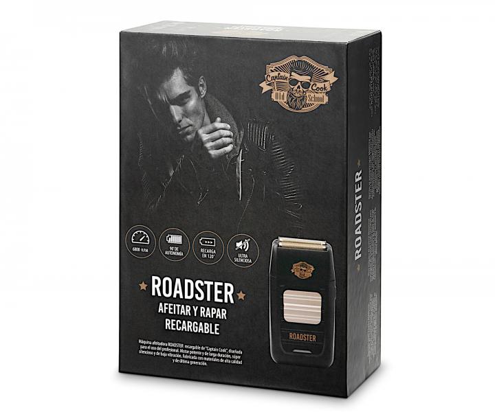 Profesionlny planetov holiaci strojek Captain Cook Roadster - ierny