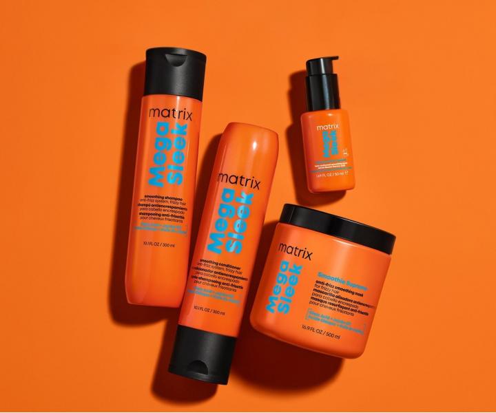 Uhladzuj�ce termoochrann� s�rum pre nepoddajn� vlasy Matrix Mega Sleek 96H Anti-Frizz TopCoat Serum - 50 ml