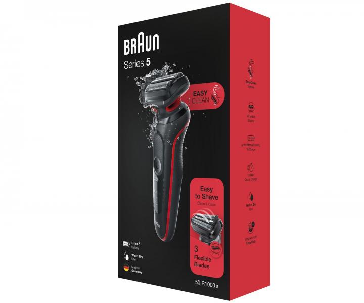 Planetov holiaci strojek Braun Series 5 1000s - ierny