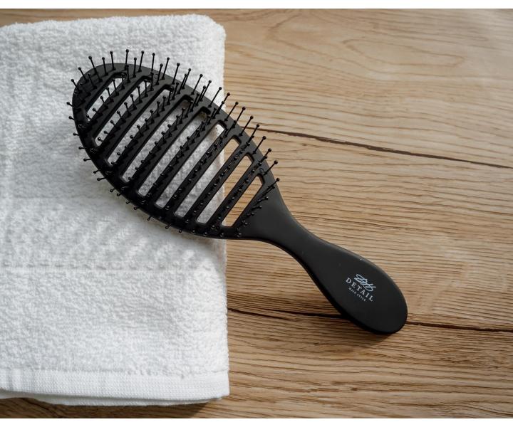 Kefa na roz�es�vanie a f�kanie vlasov Detail - Hair style Vent Brush - �ierna