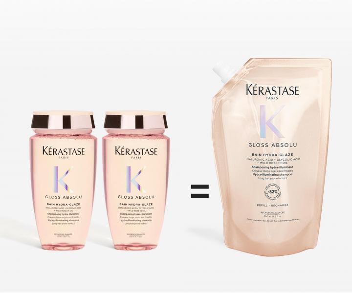 Hydratan a rozjasujci ampn proti krepateniu Krastase Gloss Absolu Bain Hydra - Glaze