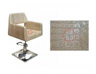 Kaderncke kreslo Detail Luxor - zlat (76) - II. akos - kvrna na sedku