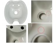 Um�vadlo pre um�vac� box, Detail DHS-0331w - keramick�, biele - II. akos� - kaz glaz�ry