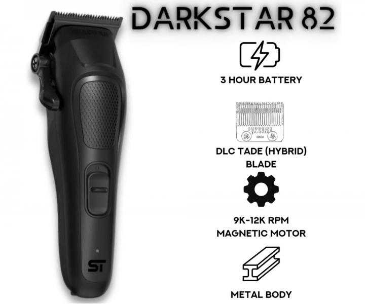 Profesion�lny strihac� stroj�ek na vlasy Supreme Trimmer Darkstar 82 STC82 - �ierny
