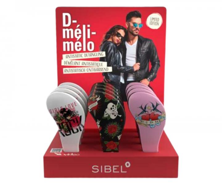 Papierov� stojan na kefy Sibel D-m�li m�lo - �erven� (bonus)