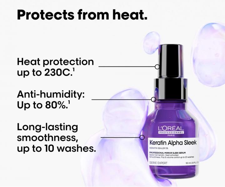 Rad pre uhladenie krepat�ch vlasov Lor�al Professionnel Serie Expert Keratin Alpha Sleek