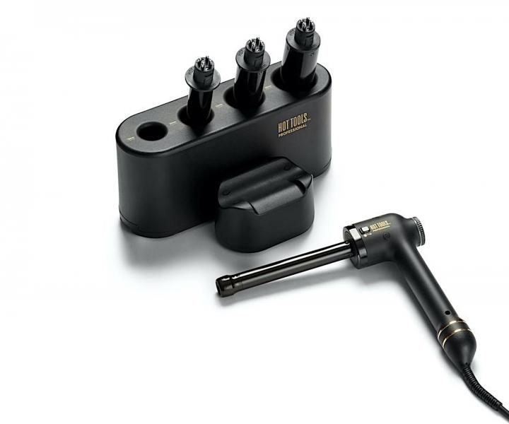 Kulma na vlasy Hot Tools Black Gold Curl Bar Set - 19 mm, 25 mm, 32 mm, 38 mm + ta�ka Hot Tools Appliance Caddy zadarmo