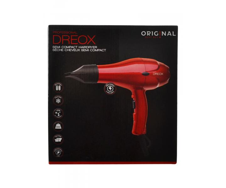 Profesionlny fn na vlasy Original Best Buy Dreox 2000W - erven