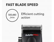 Profesion�lny stroj�ek na vlasy a f�zy BaByliss Pro FX86E FreshFX Clipper - �ierny