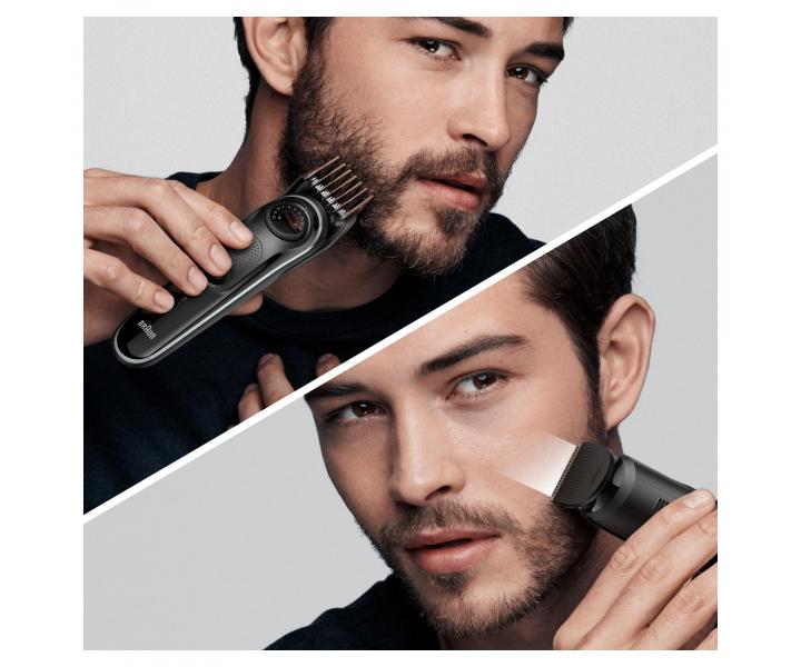 P�nsky zastrih�va� vlasov a f�zov Braun BeardTrimmer 5 BT5342 + zadarmo holiaci stroj�ek Gillette