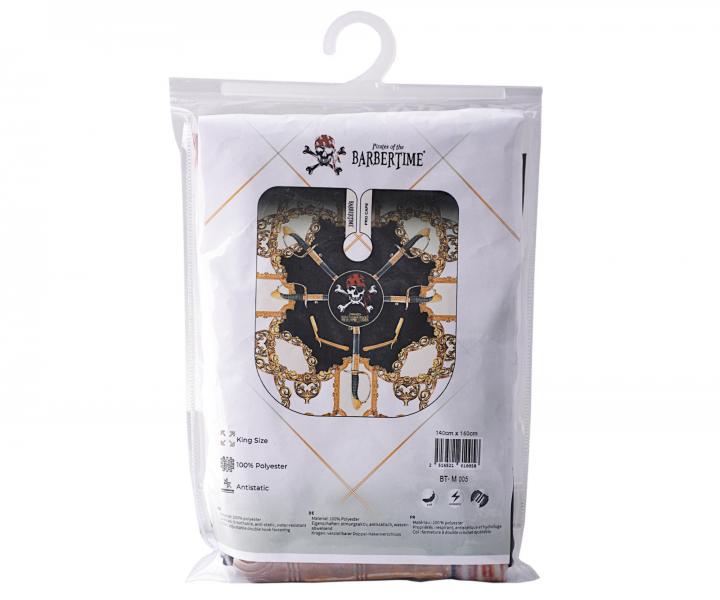 Pnska pltenka na strihanie vlasov a fzov Barbertime Pro Barber Cape XXL