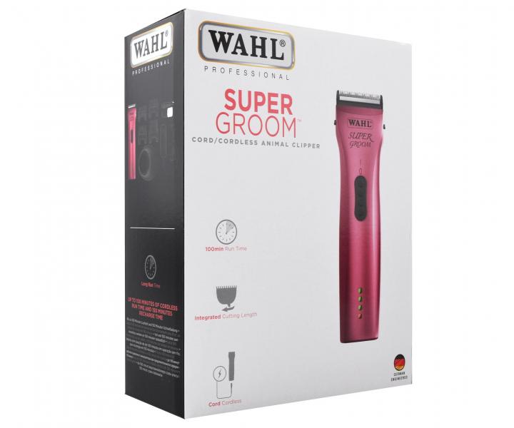 Strihac strojek na srs Wahl Super Groom Pink 1872-0463