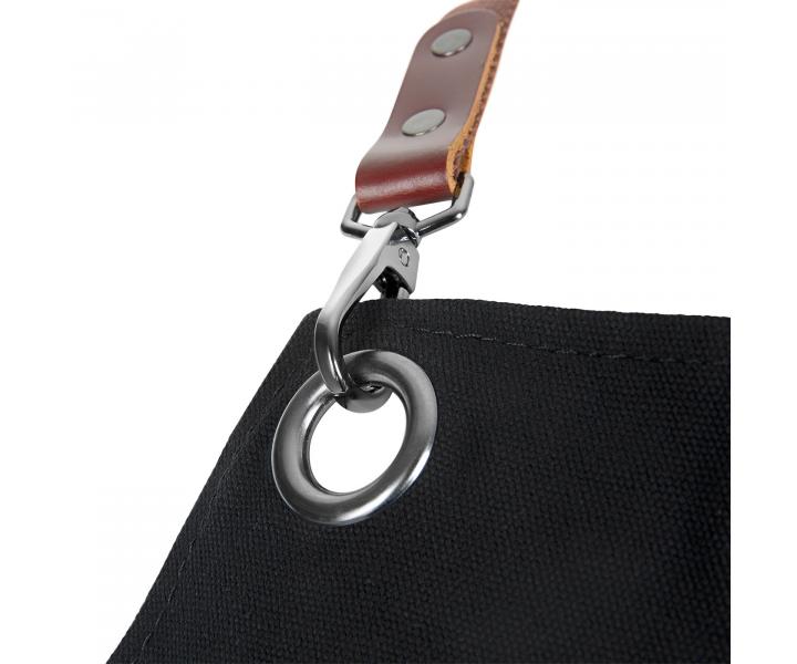 Kadern�cka z�stera Angry Beards Barber Apron - �ierna