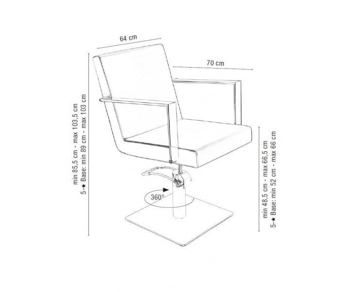 Kaderncke kreslo Sibel Devotio - biele