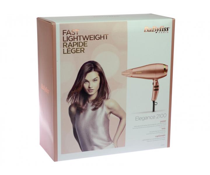 F�n na vlasy BaByliss Elegance 5336PE - 2100 W, Rose Gold