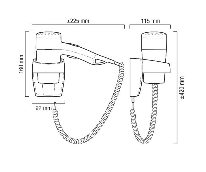 Fn na stenu Valera Executive Super 1200 W - krmov