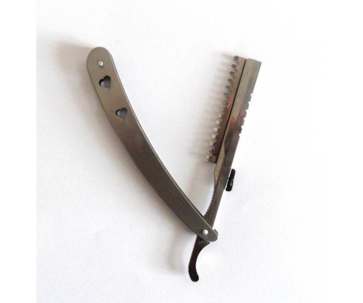 Britva na zrez�vanie vlasov - strieborn�, bez �iletky