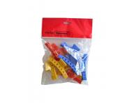 Klipsy do vlasov Mila - 8,5 cm, farebn - 12 ks