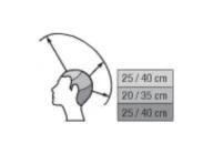 Cvin hlava Sibel Josephine s prrodnmi a umelmi vlasmi - svetlo hned 40 cm