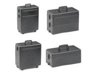 Sekcionlny kufor na kolieskach Sibel Modular - ierny