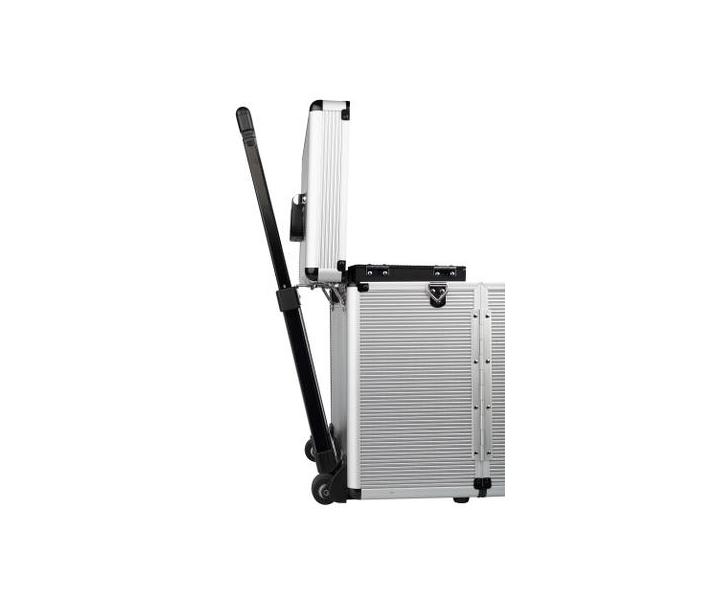 Kaderncky a kozmetick kufor na kolieskach Sibel Windows - strieborn