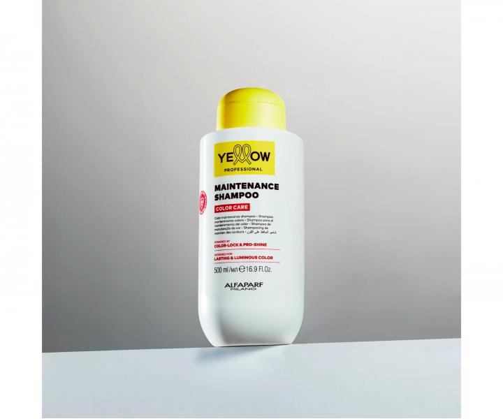 �amp�n na zachovanie farby farben�ch vlasov Yellow Professional Color Care Maintenance Shampoo - 500 ml