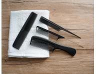Tup�rovac� hrebe� Detail - Hair style Plastic Tail Comb - 21,5 cm, �ierny