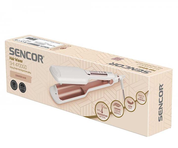 Vlnkovacia kulma na vlasy Sencor SHI 4700GD - biela