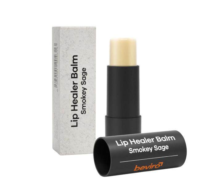 P�nsky o�etruj�ci balzam na pery Beviro Lip Healer Balm Smokey Sage - 4,2 g
