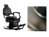 Kadern�cke barber kreslo Hairway Romeo - �ierne - II. akos� - odreniny na podstavci