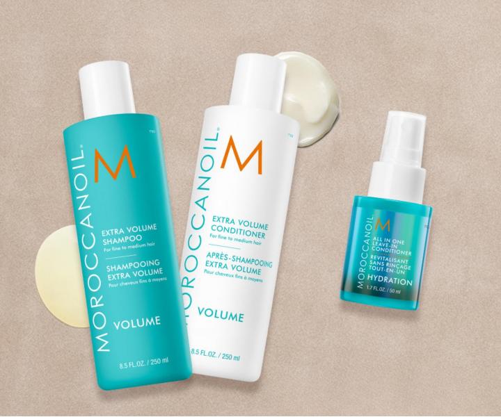Dar�ekov� sada pre objem jemn�ch vlasov Moroccanoil Volume Collection + bezoplachov� starostlivos� a ta�ti�ka zadarmo
