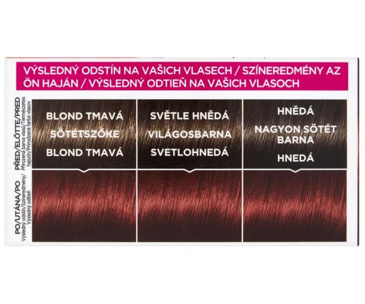 Peliv bez amoniaku Loral Casting Crme Gloss - 460 jahodov