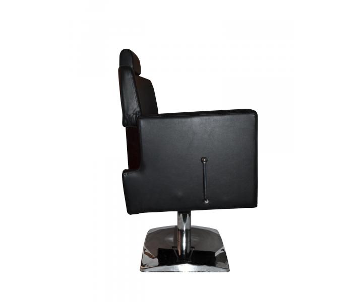 Kadern�cke Barber kreslo Detail Larry - �ierna - II. akos� - dierka v ko�enke, kriv� opierka chrbta