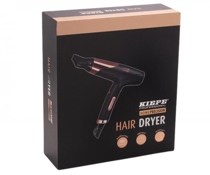 Ultraahk fn na vlasy Kiepe Professional Home Precision Hair Dryer 8320 - 1800 W, ierny