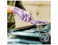 Nitrilov rukavice Espeon Nitril Sparkle - 100 ks, perleov fialov, vekos M