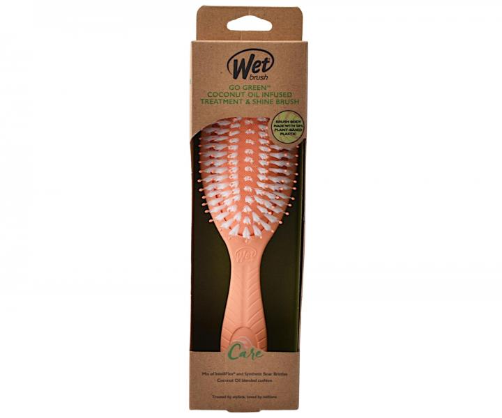 Kefa na rozesvanie vlasov Wet Brush Go Green Treatment & Shine Brush s prmesou